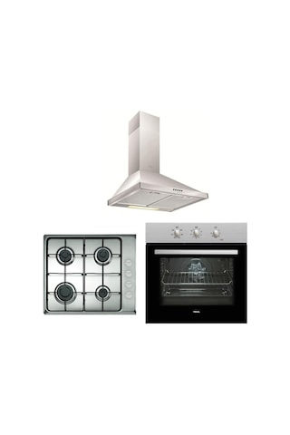 Teka HE 715 SS - HLX 60 - DF 60 ınox Ankastre Set