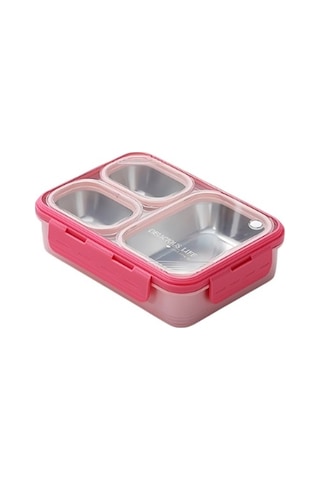 Akıllıelma-laxson Beslenme Kabı Çelik İthal Delicious Pembe 97097 0977 Pembe