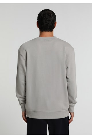 Colin's Colins Relaxed Fit Yuvarlak Yaka Düz Erkek Gri Sweatshirt Cl1082924 Q1.v2 Lgr Açık Gri