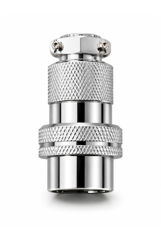 Gx16 6 Pin Erkek Havacılık Konnektörü - Metal Kasa Kablo Tip