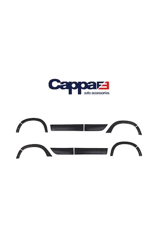 Dacia Duster 2018-2022 Modellere Uygun Yan Kapı Dodik Seti 12 Prç