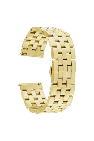 Xemu Huawei Watch Gt 3 46mm Uyumlu Krd-20 Metal Kordon-gold