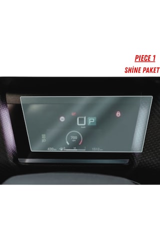 Citroen C4x Shine Paket Uyumlu Hayalet Ekran Ve Multimedya Nano Ekran Koruyucu