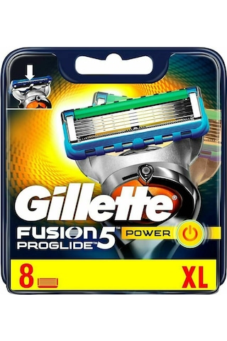 Gillette Fusion 5 Proglide Power XL Yedek Tıraş Bıçağı 8'li