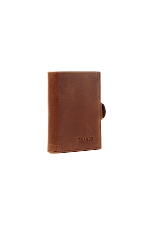 Crazy Kahve Cüzdan & Kartlık Unisex 781 Grande Deri Cüzdan Kartlık kahverengi