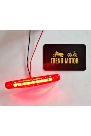 12V 9 Led Reflektör Kırmızı (2 ADET) Motosiklet - Vida Bağlantılı