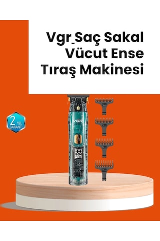 Diyar-ı Fırsat Vgr V-695 Şarjlı Saç Sakal Tıraş Makinesi 2600mah Batarya Ve Kılavuz Taraklı