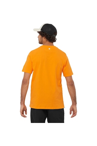 Salomon Runnıng Graphıc Ss Tee M Zinnia// Koşu T-shırt Lc2219100 001