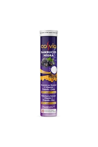 Cosvia Sambucus Nigra Kara Mürver & C Vitamini 20 Tablet
