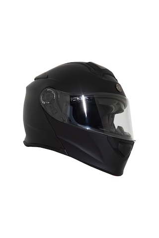 Torc T-28 Çene Açılır Motosiklet Kaskı Mat Siyah Mat Siyah