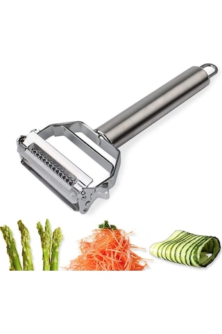 Julien Sebze Meyve Doğrayıcı Soyucu Çift Fonksiyonlu Paslanmaz