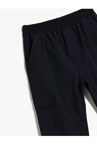 Koton Beli Lastikli Cep Detaylı Jogger Pantolon Lacivert 5wkb40085tw Lacivert