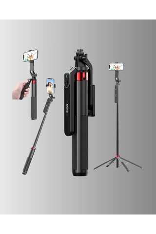 Home Tripodlu Selfie Çubuğu Uzaktan Kumandalı Canlı Yayın Uyumlu