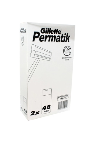 Gillette Permatik Kartela 96'lı