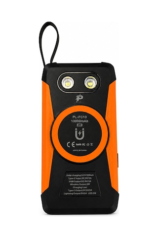 3'ü 1 Arada Solar Powerbank Turuncu