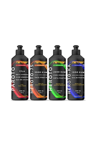 Netfer 4'lü Pasta Cila Set - 4x500 Ml