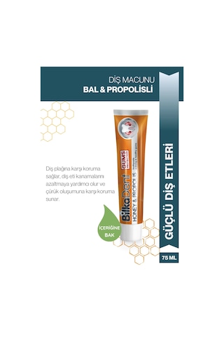 BilkaDent Honey & Propolis Diş Macunu 75 ML