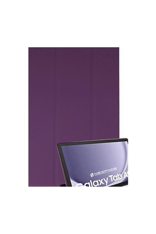 Samsung Uyumlu Galaxy Tab A9 Plus Kılıf Tablet Smart Kılıf - Mor Evimdeyokyok