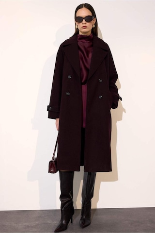Defacto Regular Fit Kaşe Kaban F1197ax26spbr444 Bordo-br444