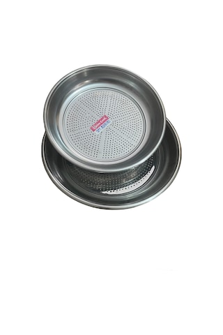 Mobilreyon Paslanmaz Krom Süzgeç Süzek Ilistir 2'li Set 29-36 Cm