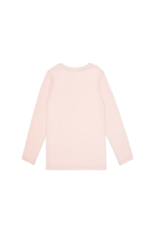 U.S. Polo Assn. Kız Çocuk Açık Pembe Bisiklet Yaka Basic Sweatshirt 50317923-VR078