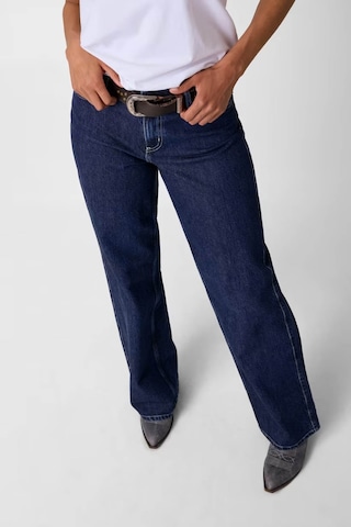 Guess G11 Wide-leg Lacivert Kadın Jean Pantolon W6ya01d1178