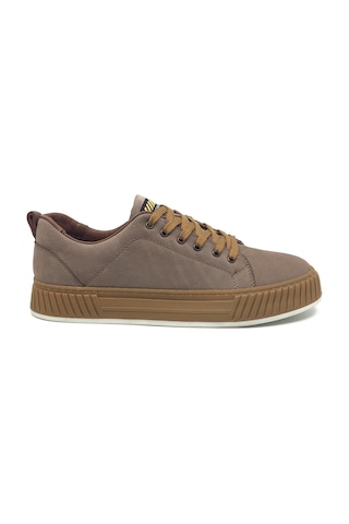 Taşpınar Ayakkabı Taşpınar %100 Hakiki Deri Sneaker Ortopedik Kışlık Erkek Rahat Günlük Ayakkabı Yeni Sezon Kum Beji