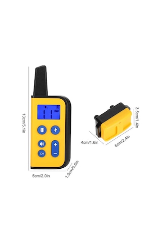 Sones 800 M Uzaktan Kumanda Köpek Eğitmen Durdurma Barker Elektrik Çarpması Titreşim Pet Yaka