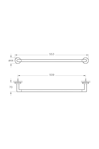 VitrA Minimax A44784 Uzun Havluluk Krom