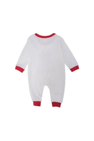 Bebelop Kız Bebek Mickey Mouse Baskılı Çıtçıtlı Uzun Kol Tulum 001