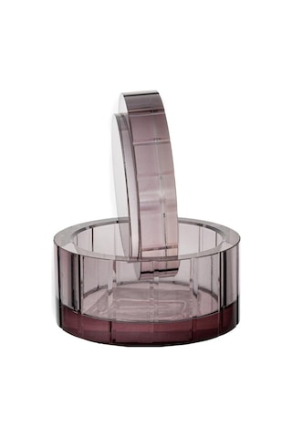 Mikasa Moor Bordo Cam Dekoratif Kutu 10x10x7 Cm