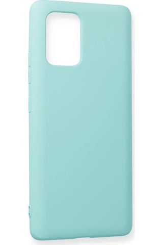 Newface Samsung Galaxy Uyumlu A91 / S10 Lite Kılıf Nano İçi Kadife Silikon Semeglbl - 9 - Turkuaz