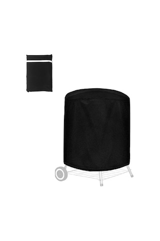 Maiyame Islak Ve Hava Dayanıklı 210d Oxford Kumaş + Gümüş Kaplama Izgara Örtüsü, 58x77 Cm, Dışarıda Ve İçerde Kullanım İçin, Izgarayı Kir, Pet Tüyleri, Çöp Ve Güneşten Korur Siyah