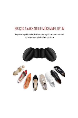 Mawrond Ayakkabı Topuk Vurma Önleyici ve Daraltma Pedi 3 MM