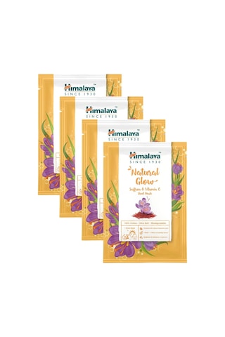 Himalaya Safran & Vitamin C Aydınlatıcı Kağıt Yüz Maskesi 4 x 30 G