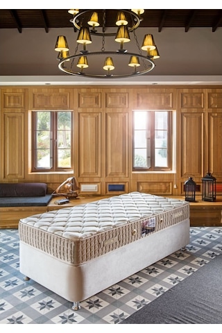 Minarmobilya Minar Safir Tek Kişilik Full Ort Pedsiz Yaylı Yatak 90X190