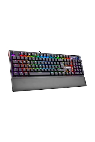 Rampage KB-R92 Thunder Blue Switch RGB Bilek Destekli Mekanik Gaming Klavye
