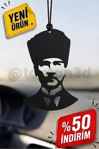 Mustafa Kemal Atatürk Ayna Süsü, Araba Süsü, Atatürk Dikiz Aynası Süsü - Eşe, Dosta, Sevgiliye Araba Hediyesi