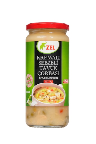 Kremalı Sebzeli Tavuk Çorbası - 480 Ml - 3 Adet