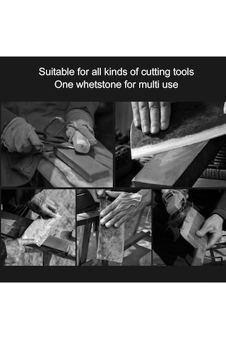 Vkemall 800 Tane Boron Karbür Taşlı Bıçak Taslağı - Su İle Kullanım, Kaymaz Kauçuk Tabanlı, Profesyonel Ve Dayanıklı