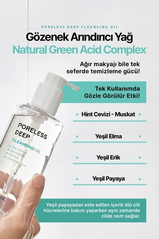 Maxclınıc Gözenek ve Siyah Nokta İçin Yüz Temizleme Yağı Maxclinic Poreless Deep Cleansing Oil 200ml