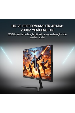 James Donkey Epic E10 0,5 Ms 200hz 1920x1080 Va Panel Siyah 23.8''gaming Monitör