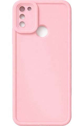 Infinix Hot 11 Play Hot 10 Play Hot 9 Play Uyumlu Kamera Çıkıntılı Mat Silikon Telefon Kılıfı Pembe