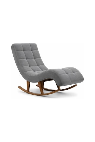 Smarto Relax Napoli Sallanan Ergonomik Dinlenme Koltuğu Tv Koltuğu Berjer Açık Gri