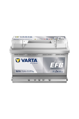 Varta 12V 70 Ah 760A Start-Stop Efb N70 Akü