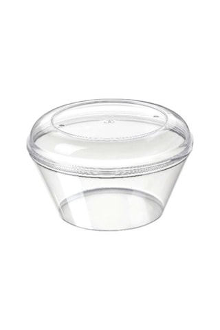 24 Lü Cp14 300 Cc Kristal Kapaklı Tatlı Kasesi Magnolia & Tatlı Sunum Kabı Paket Servis