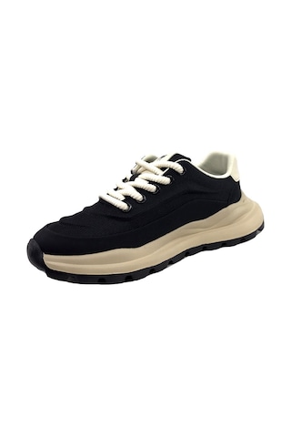 Gamelu 25ym Meks Siyah Bej Erkek Sneaker Spor Ayakkabı Siyah-bej