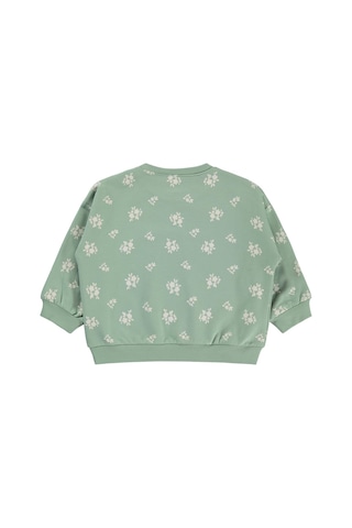 Civil Baby Çiçek Empirme Basic 6-18 Ay Sweatshirt - Haki