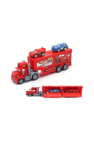 Cars Mack Tır Açılır Kapanır Kasa 2 Araçlı 33 Cm Sürtmeli Tır
