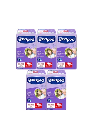 Canped Hasta Yatak Koruyucu Örtü Extra 80 180cm Xl 50 Adet